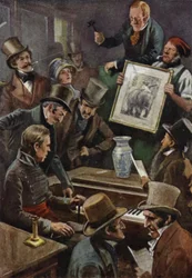 Kapitän Dobbin kauft ein Klavier, und Mrs. Crawley kauft ein Bild